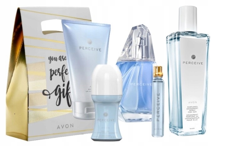 AVON PERCEIVE ZESTAW XXL 5 SZTUK! + torba :)