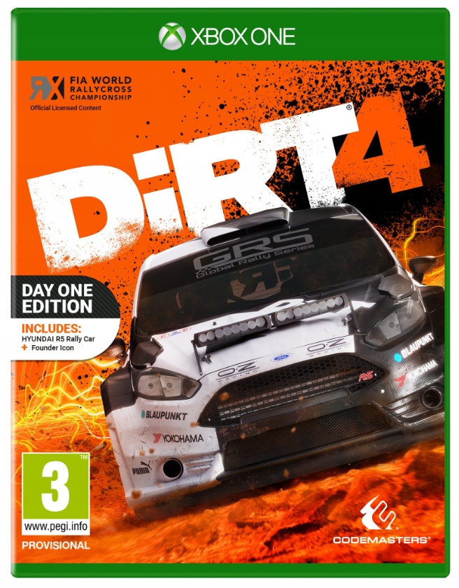 DIRT 4 / GRA XBOX ONE / SERIES X