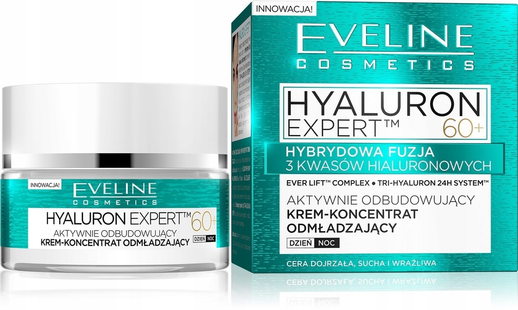 Eveline Hyaluron Expert 60+ Krem-koncentrat aktywn