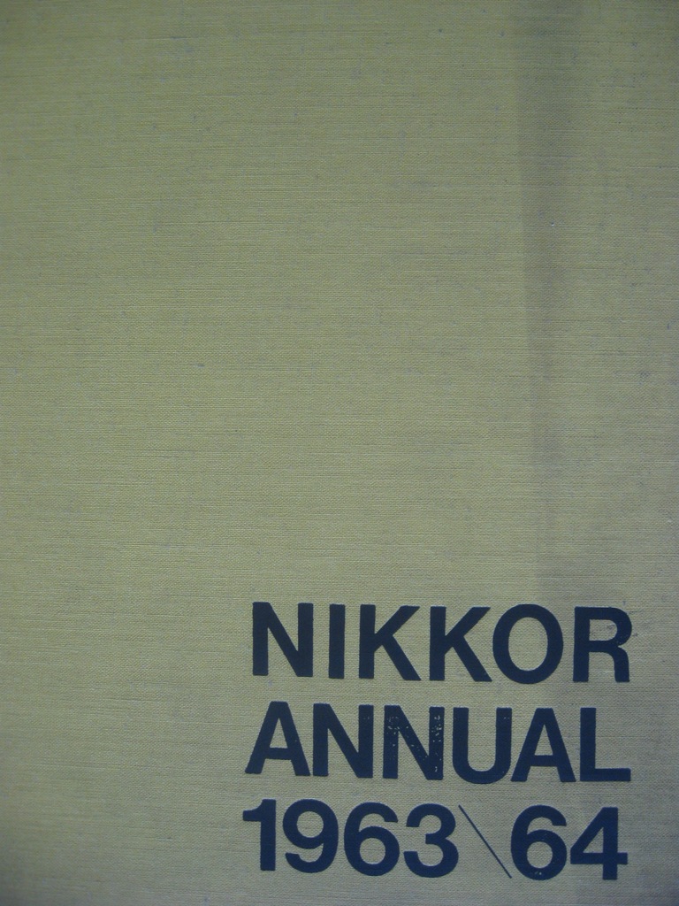 NIKKOR Annual 1963-64 Album fotografii artyst.