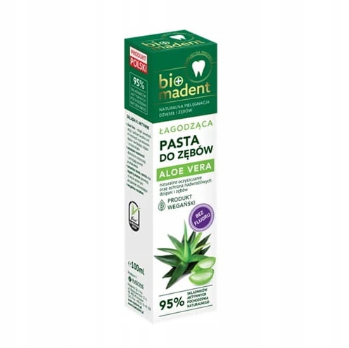 BIO MADENT Łagodząca pasta do zębów ALOES 100 ml