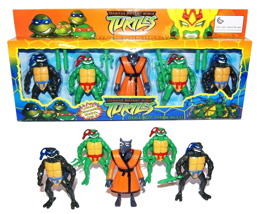 Wojownicze Zolwie Ninja Turtles 5x Figurki Zestaw 7131565355 Oficjalne Archiwum Allegro