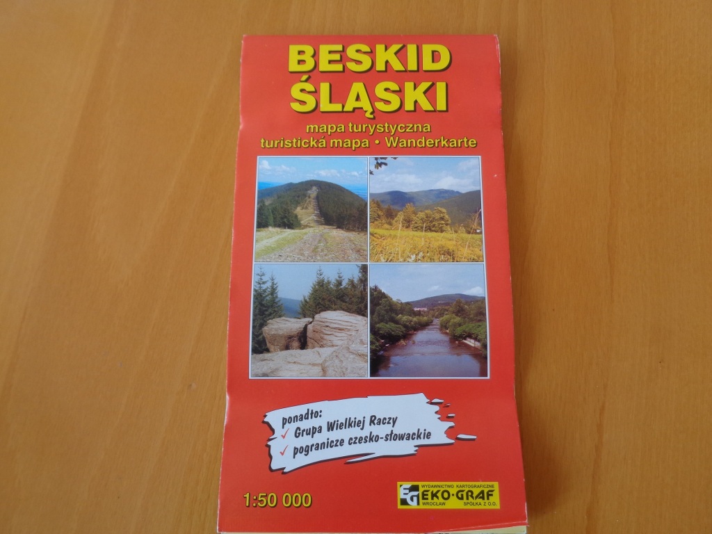 Beskid Śląski mapa turystyczna 1:50 000-nowa