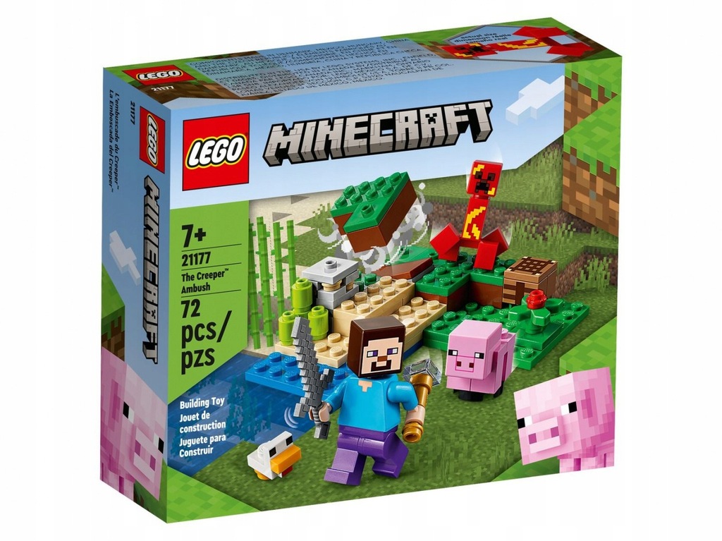 LEGO 21177 Minecraft Zasadzka Creepera