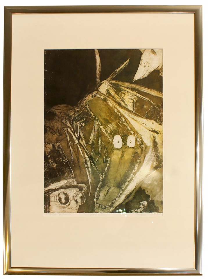 grafika P. Wejsło, Tim Burton przedstawia 49x67 cm