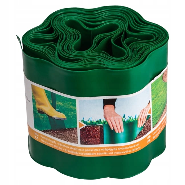 Obrzeże ogrodowe Cellfast 15 cm x 9 mb zielone