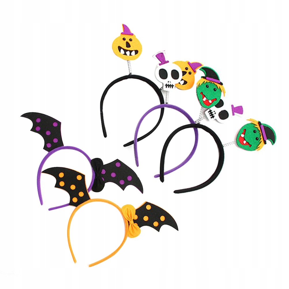 5 sztuk Kids Halloween Pałąk Hair Hoop Kreatywne Ś