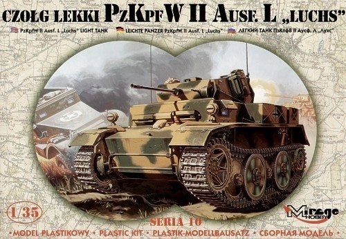 Model do Sklejania Czołg PzKpfw II Ausf. L LUCHS