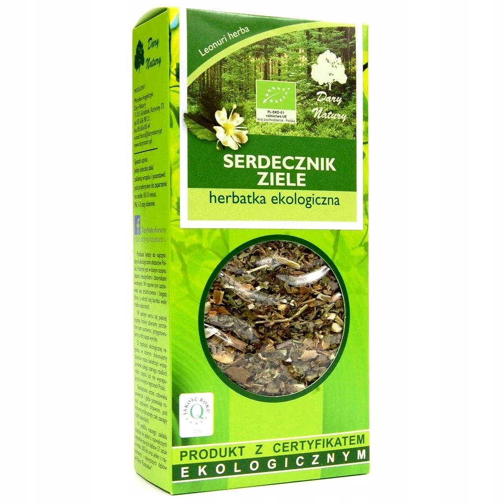 HERBATKA ZIELE SERDECZNIKA BIO 50 G - DARY NATURY