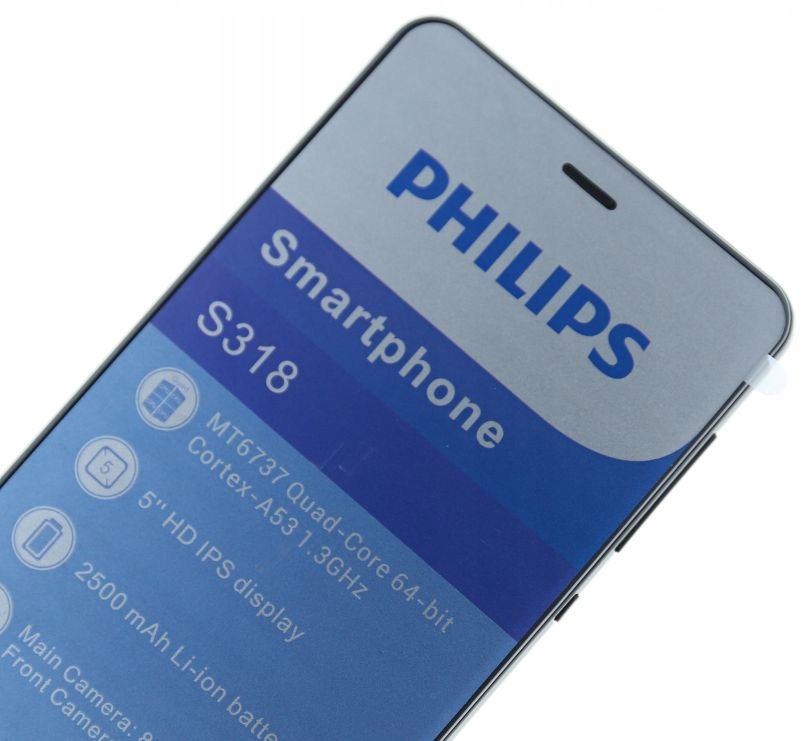 Купить PHILIPS S318 Dual-SIM 5 дюймов HD 5/8 Мп 2500 мАч 1/8 ГБ: отзывы, фото, характеристики в интерне-магазине Aredi.ru