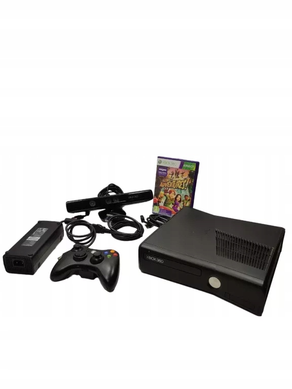 KONSOLA XBOX 360 S 3GB KINECT + PAD + KINECT ADVENTURES