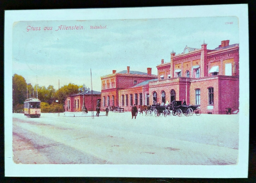 OLSZTYN: DWORZEC GŁÓWNY OK. 1910 | POCZTÓWKA