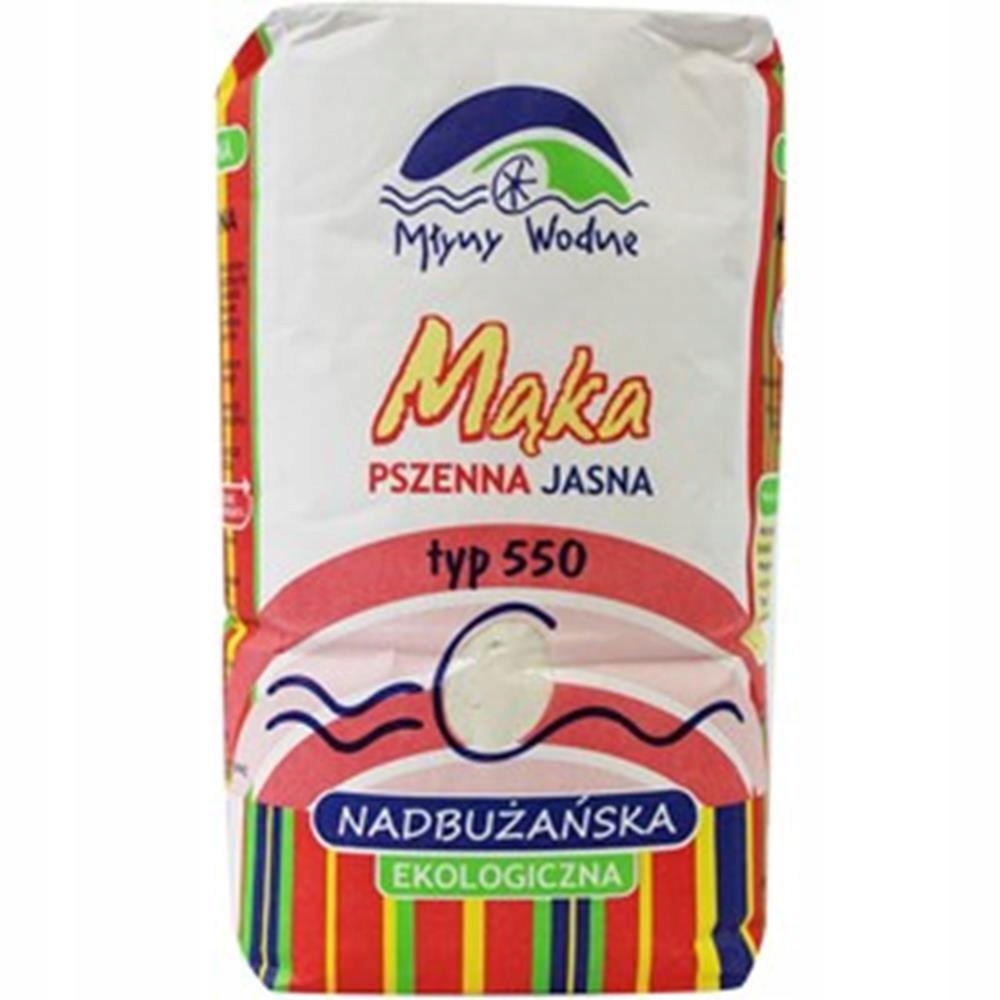 Mąka Pszenna Jasna Nadbużańska Typ 550 Bio 1Kg