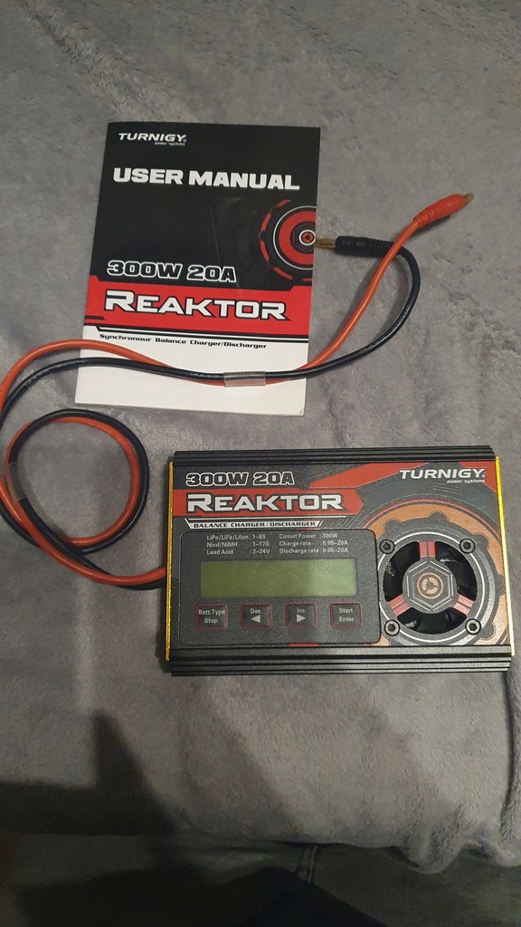 Ladowarka Turnigy Reaktor 300W 20A -nowa