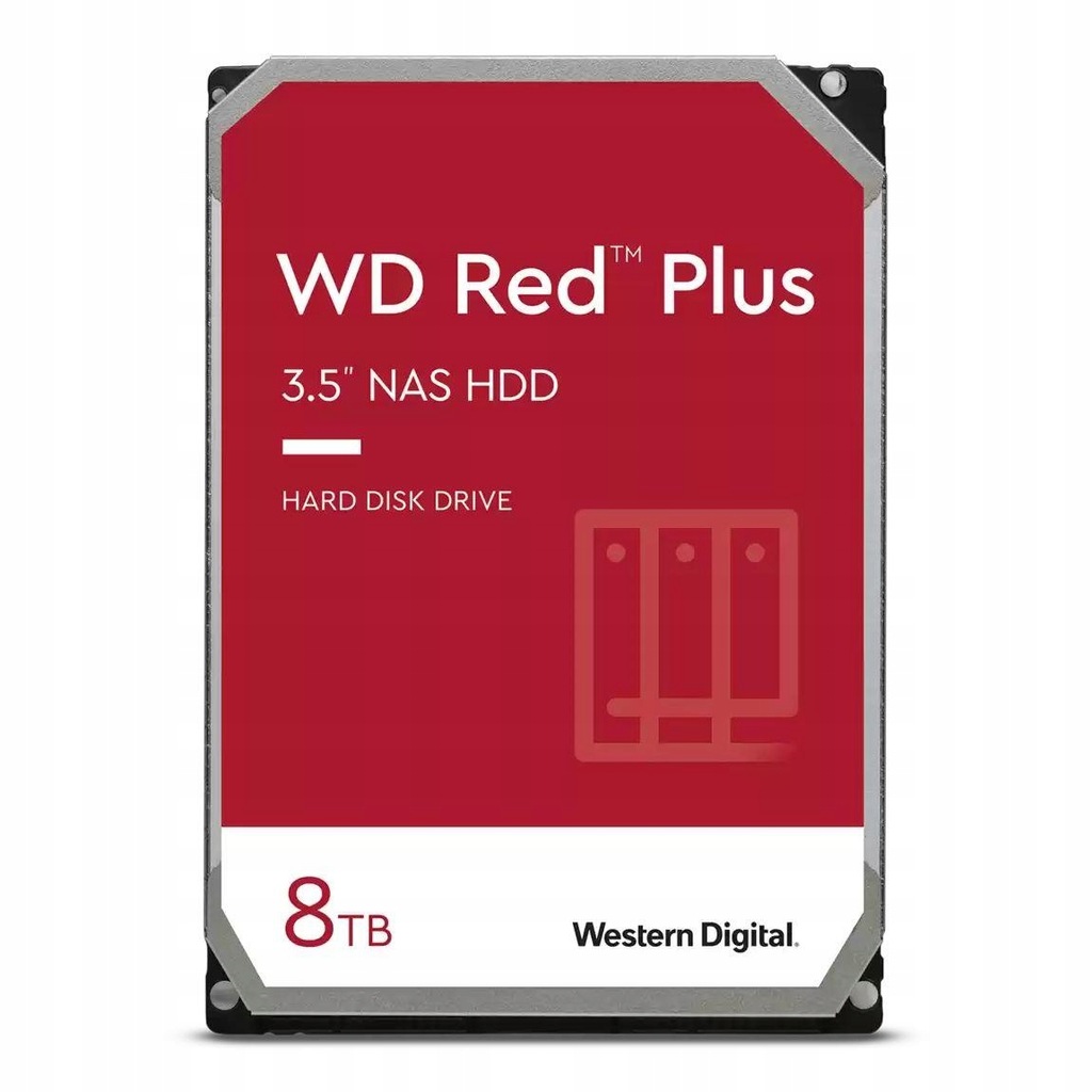 Dysk WD Red Plus WD80EFZZ 8TB 3,5" 5640 128MB SATA III