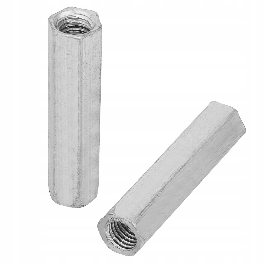 :2 PCS. EXTENDED COUPLING NUT M10*60