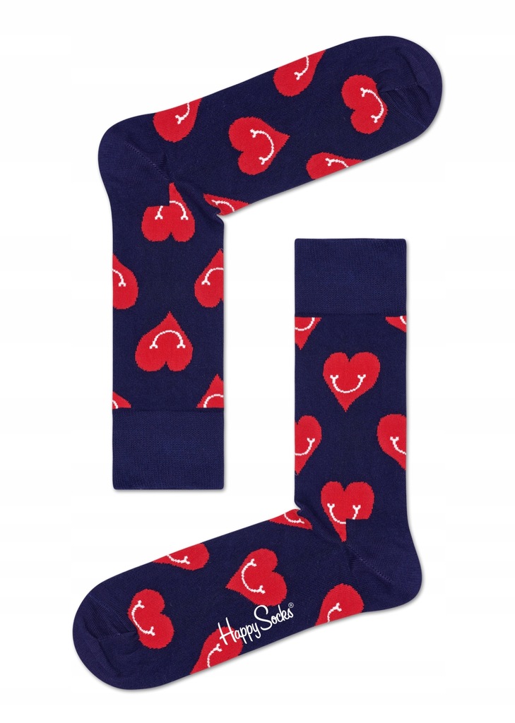 Kolorowe Skarpety Happy Socks Smile Heart 41-46