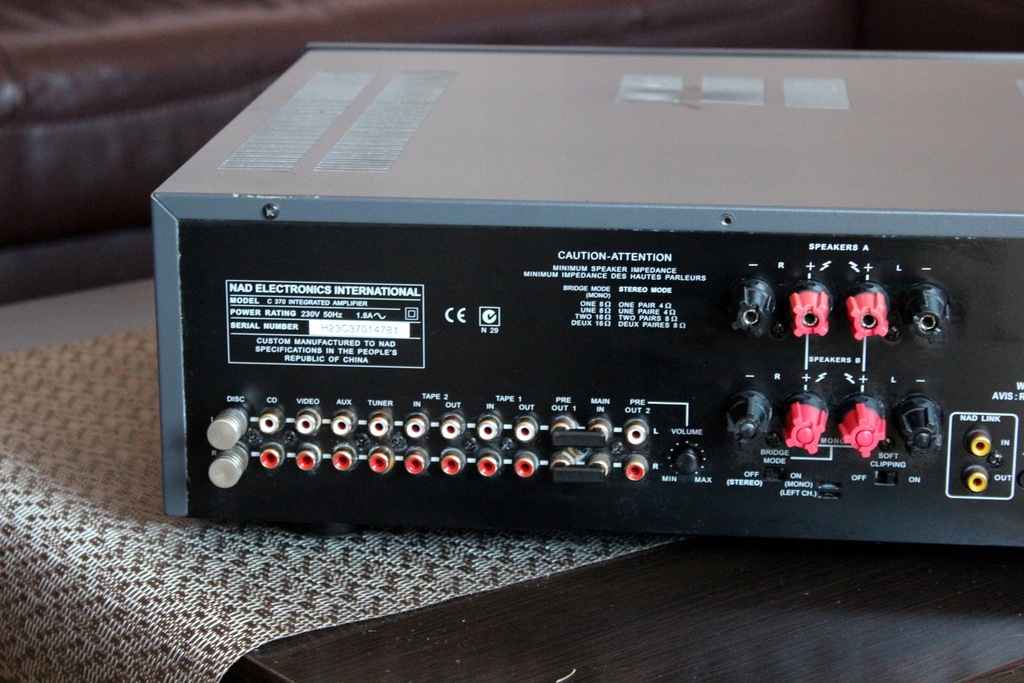 NAD C 370 C370 !!! Wzmacniacz !!! 9135256283 oficjalne archiwum Allegro