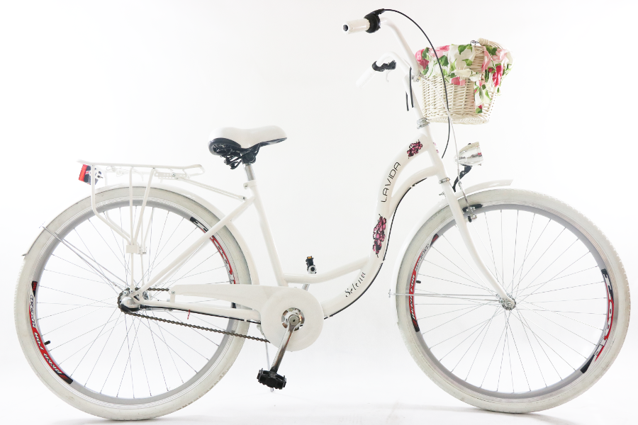 BIAŁY ROWER 3 BIEGI SHIMANO 28 MIEJSKI DAMSKI HIT 7862122524