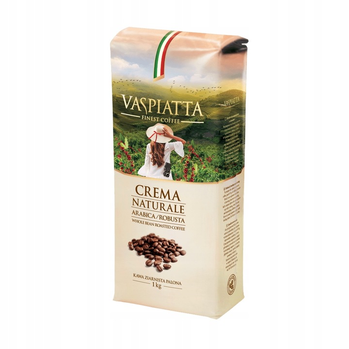 Vaspiatta Kawa ziarnista Crema Naturale 1000g