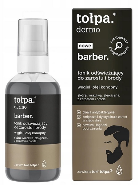 TOŁPA BARBER ODŚWIEŻAJĄCY TONIK DO ZAROSTU i BRODY