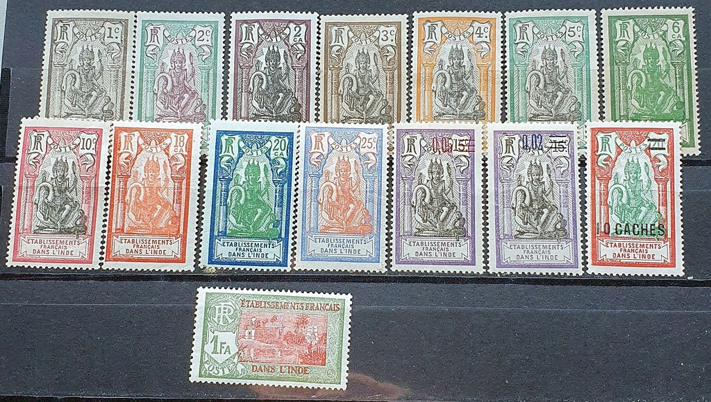 KOLONIE FRANCUSKIE INDIE **/* 1914/28