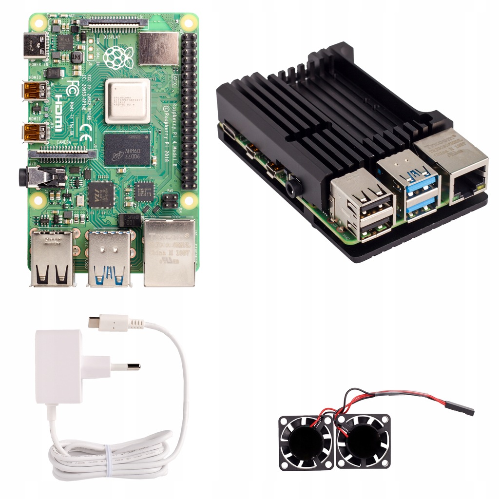 Купить Комплект Raspberry Pi 4 4 ГБ с большим активным охлаждением: отзывы, фото, характеристики в интерне-магазине Aredi.ru