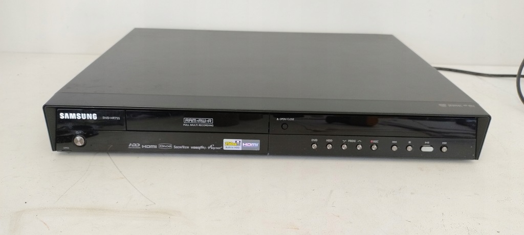 Samsung DVD - HR 755 250 GB brak pilota