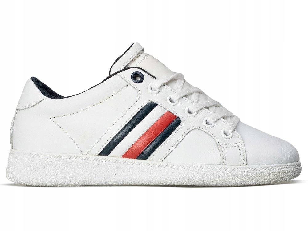 Buty Dziecięce Biale TOMMY HILFIGER FB0FB00073-100 - 8789743552