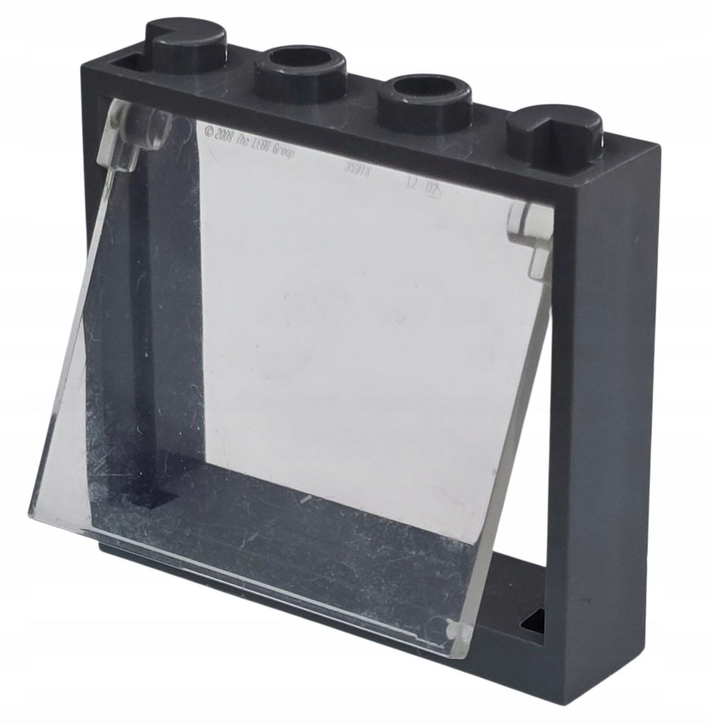 LEGO 60594 C. SZARE DBG UCHYLNE OKNO 1x4x3