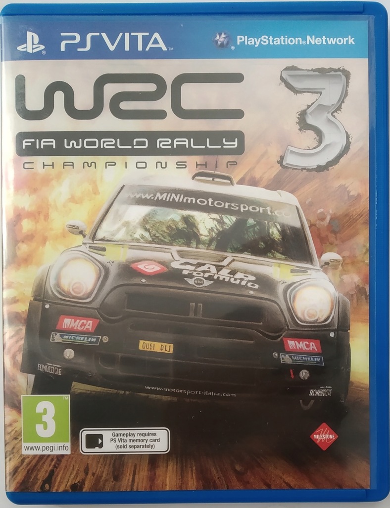 WRC 3 WORLD RALLY CHAMPIONSHIP - VITA