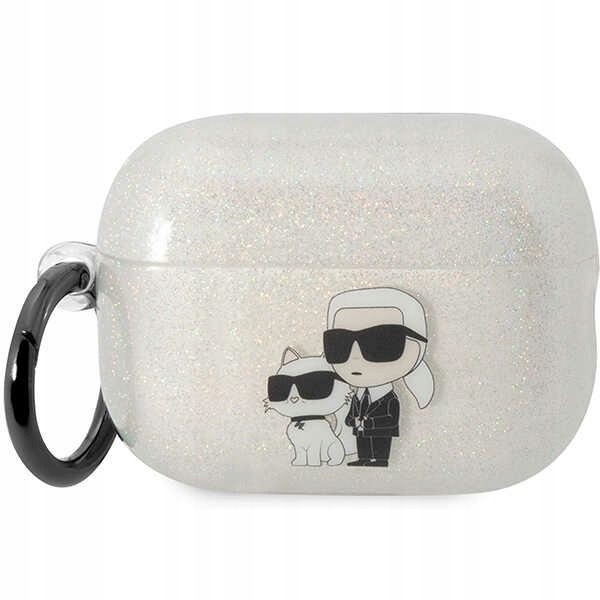 ETUI CASE KARL LAGERFELD OBUDOWA DO AIRPODS PRO 2 COVER GLITTER CHOUPETTE