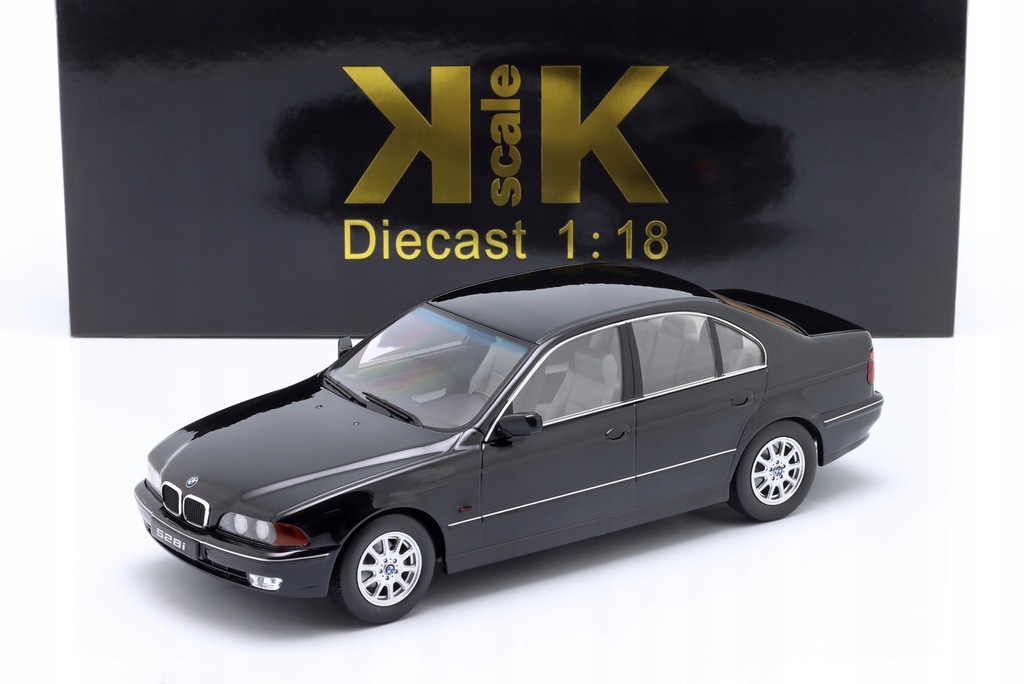 KK SCALE BMW 530d (E39) Sedan Black metallic 1:18