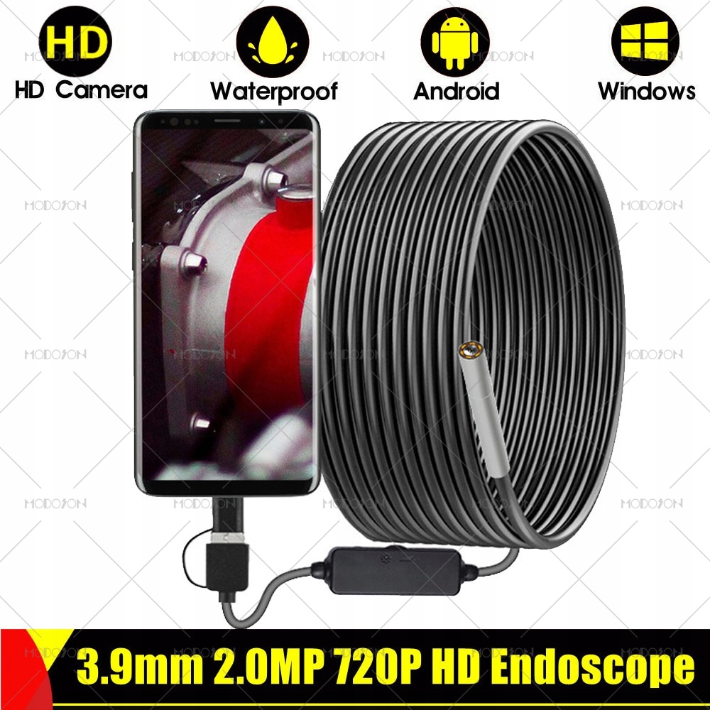 3.9mm 2.0MP 720P kamera endoskopowa HD Micro USB t
