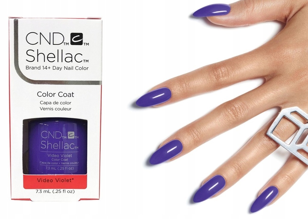 CND SHELLAC Lakier Hybrydowy UV VIDEO VIOLET 7,3ml