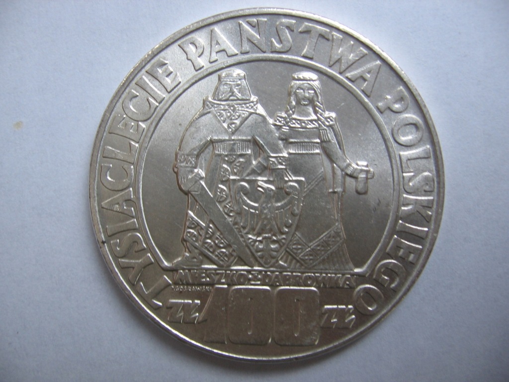 100 zł złotych 1966 Mieszko Dąbrówka.
