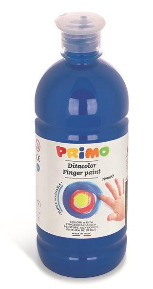 Farba do malowania palcami 750ml niebieski 501