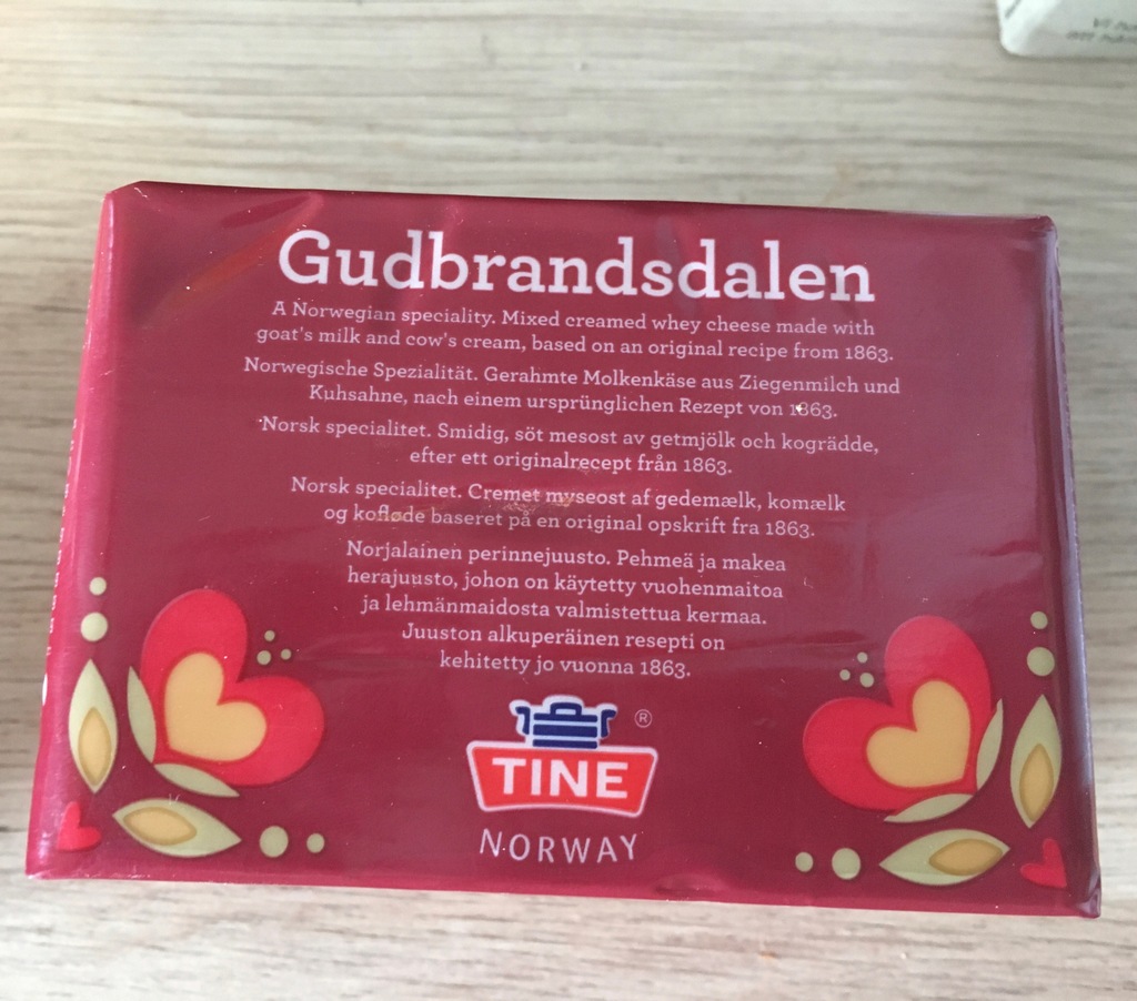 Gudbrandsdalen oryginalny norweski ser Brunost - 10526891766 ...