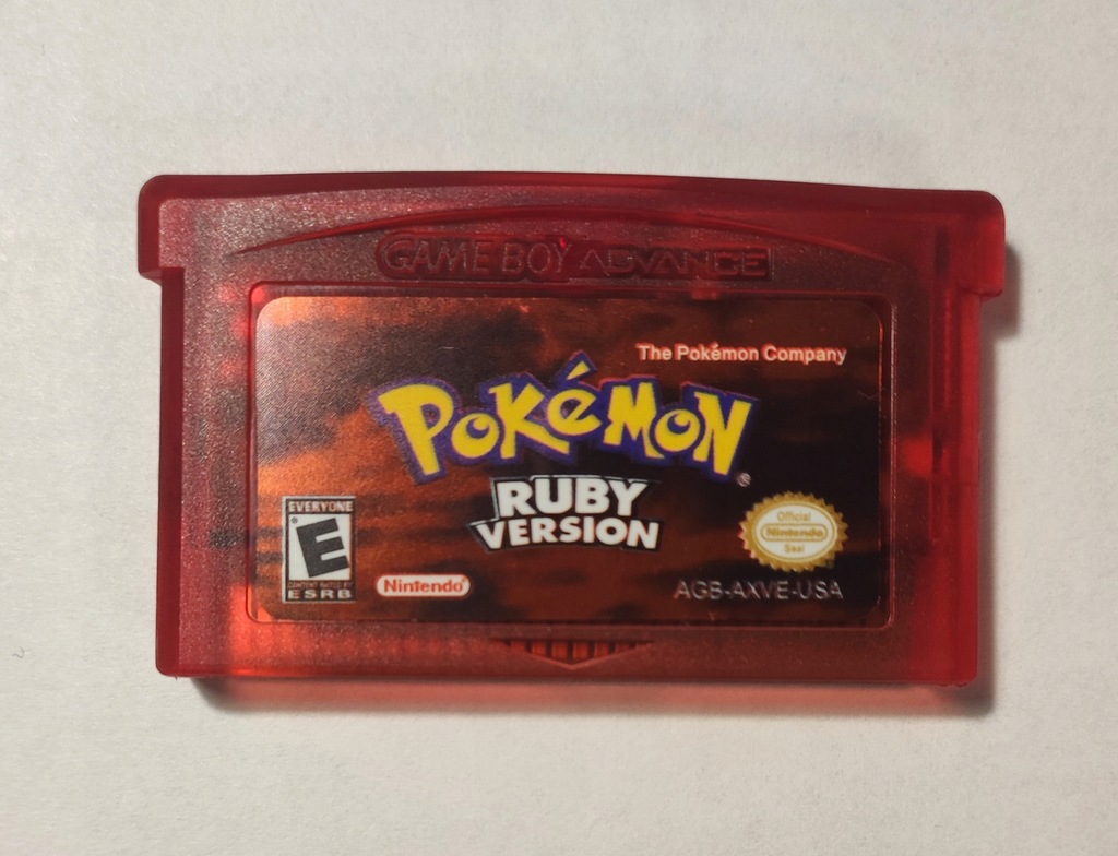 Gra Pokemon Ruby Nintendo Game Boy Advance (GBA)