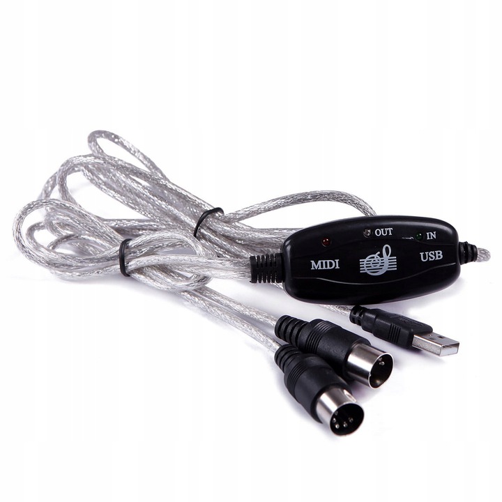 MIDI IN - MIDI OUT USB Adapter 5 DIN goobay 95432