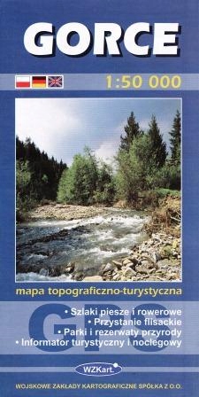 Mapa turystyczna Gorce mapa 1:50 000 WZKart
