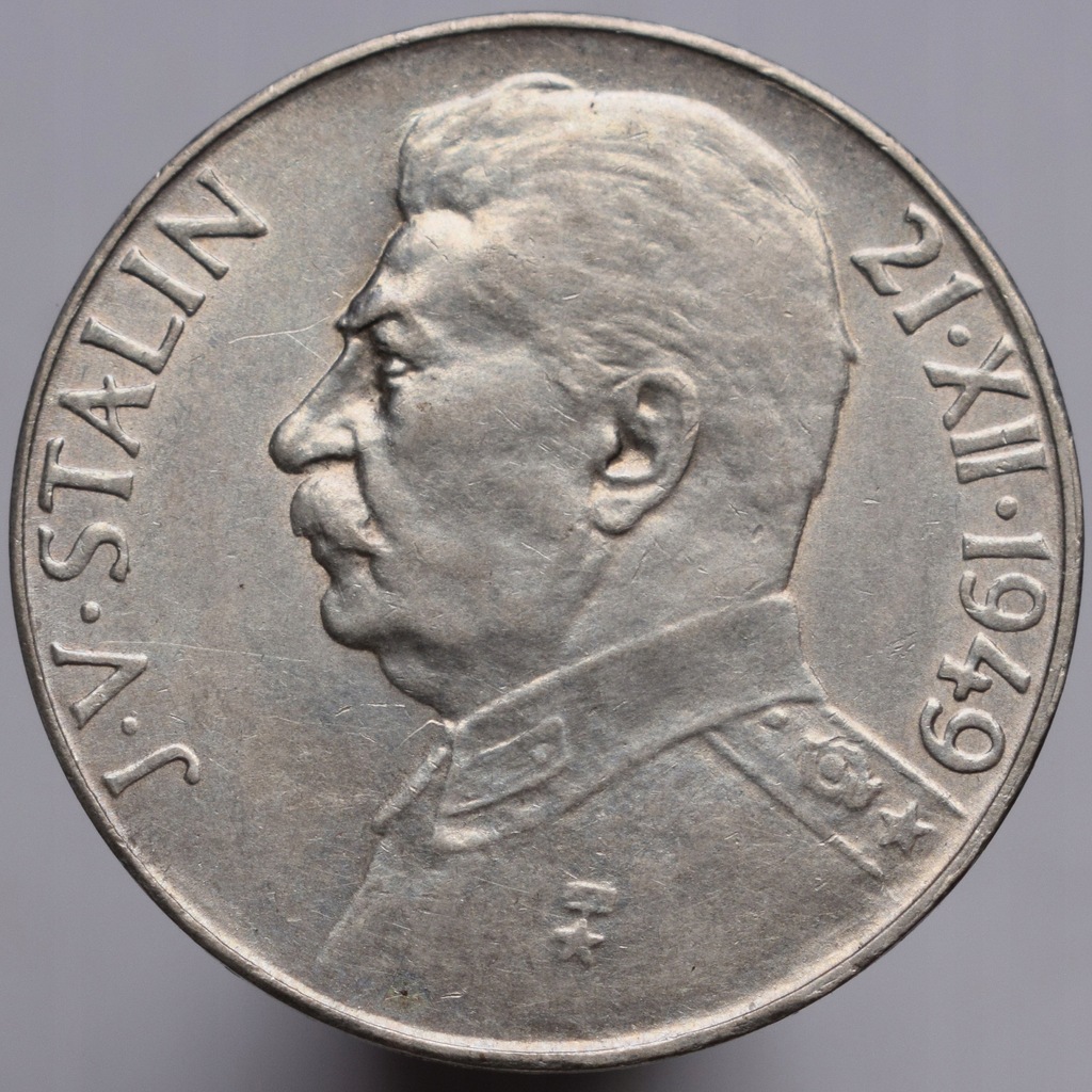 1949 Czechosłowacja 70r ur Józef Stalin 100 koron