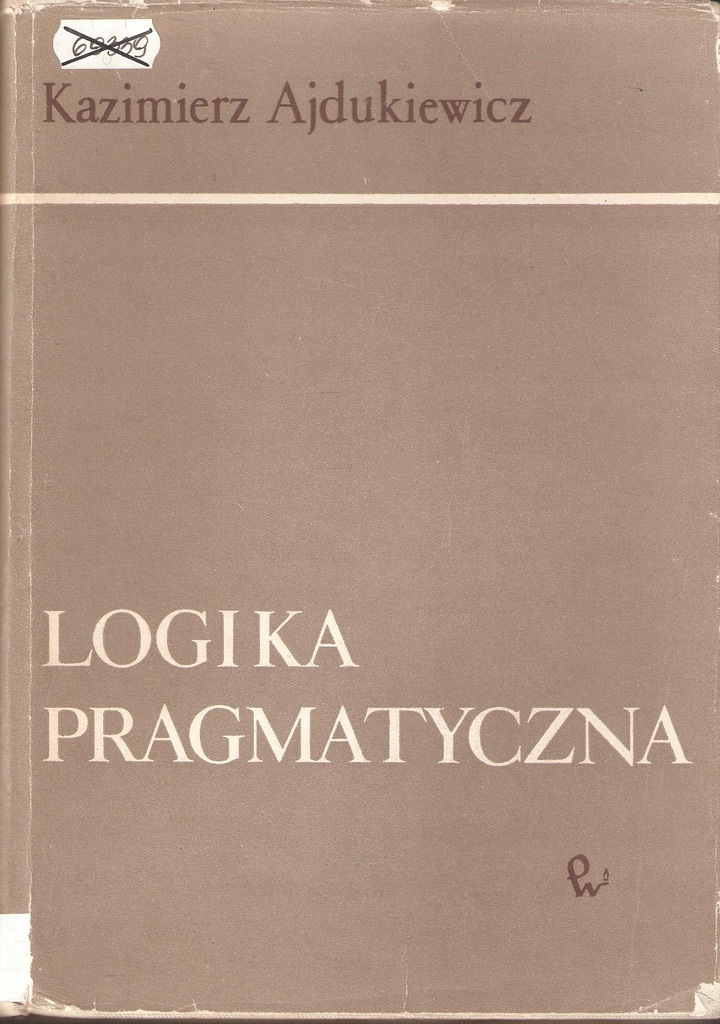LOGIKA PRAGMATYCZNA KAZIMIERZ AJDUKIEWICZ 11974028223 oficjalne