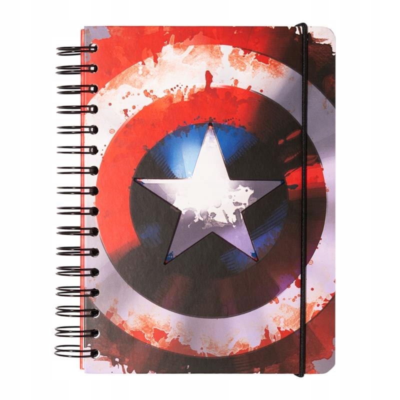 Marvel - Notatnik / Notes A5 Kapitan Ameryka Marve
