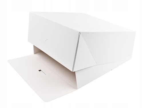 Pudełka na ciasto białe 20,7x19,2x9cm kartoniki cukiernicze białe 20 sztuk