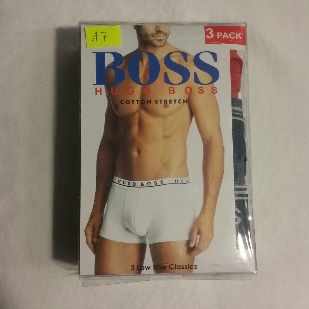 17 Bokserki majtki HUGO BOSS 3 pack roz.XXL