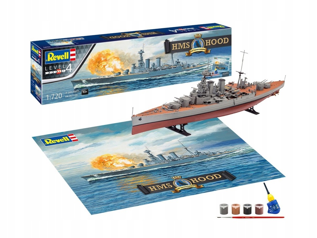 Купить REVELL GIFT 100 YEARS OF HMS HOOD 05693 1:720: отзывы, фото, характеристики в интерне-магазине Aredi.ru