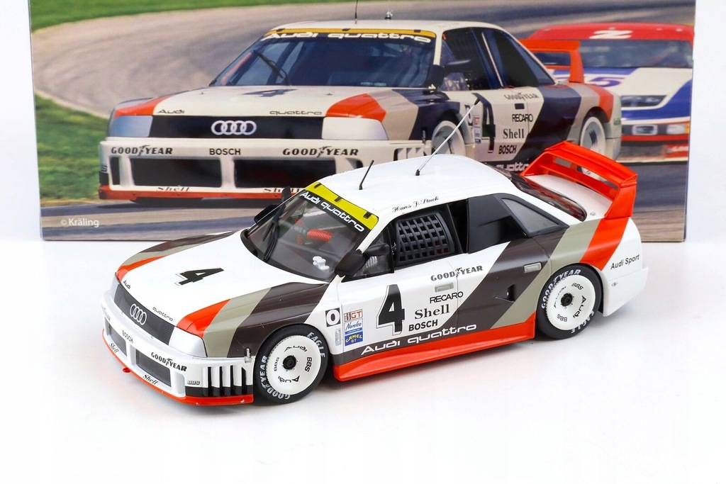 Audi 90 IMSA GTO #4 2nd Place Portland IMSA 1989 H.J. Stuck | 1:18 Werk83