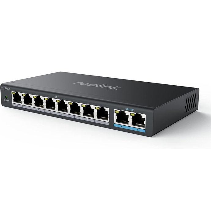 Switch POE Reolink RLA-PS1 8 X POE do kamer IP