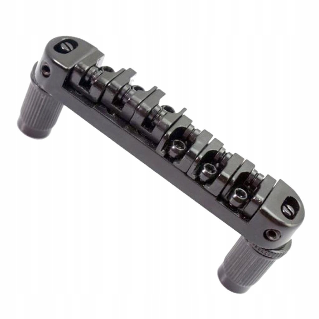 2 czarnych siodeł rolkowych z mostkiem do gitary